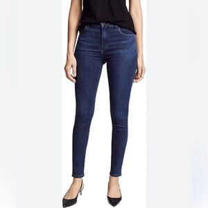 J Brand Maria High Rise Skinny in Gray-Black